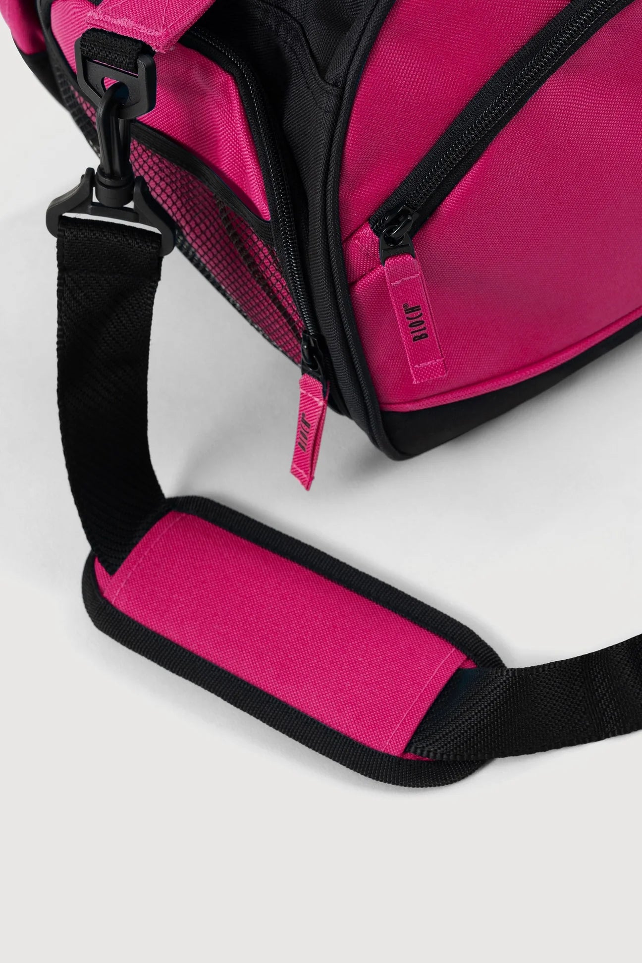Fuchsia Two-Tone Duffel Bag