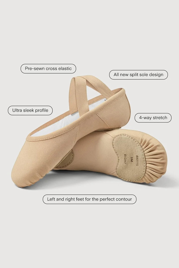 S0217 Ladies Elation Canvas Ballet - Pink