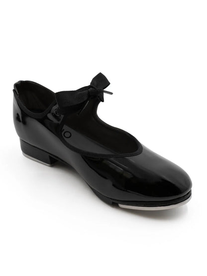 Shuffle Tap- Kids Patent Black