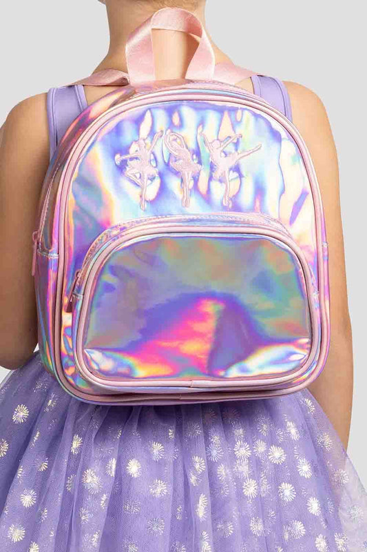 Metallic Ballerina Backpack