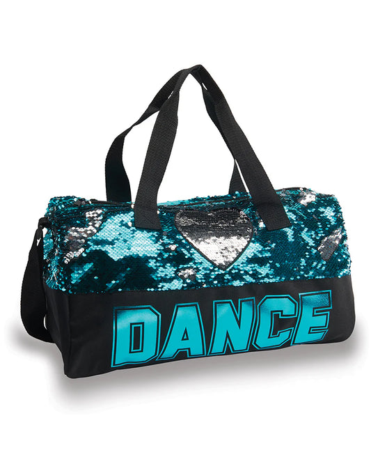 Sequin Heart Dance Duffel
