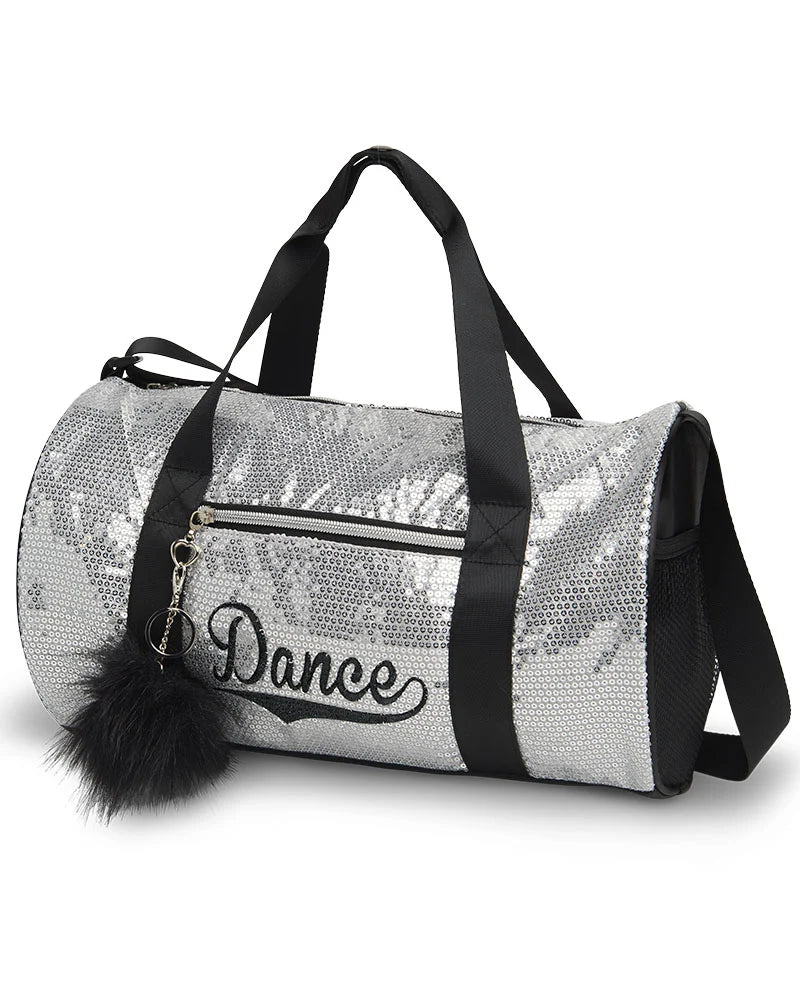 Silver Sequin Dance Duffel