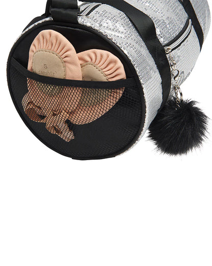 Silver Sequin Dance Duffel